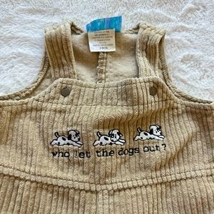 Corduroy vintage overalls